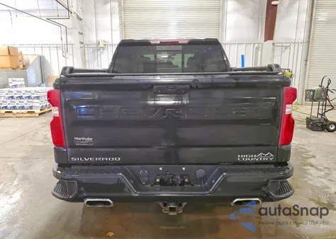2021 Chevrolet Silverado K1500 High Country from USA, damaged, VIN 3GCUYHED2MG153419